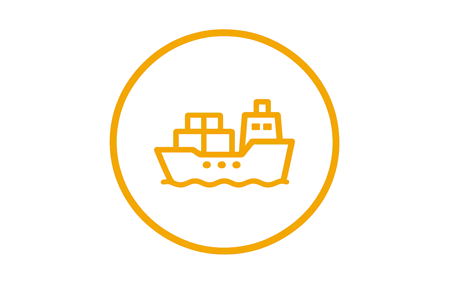 Shipping process icon